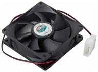 🔇 cooler master 80mm silent case fan, black - super silence logo