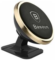 magnetic holder baseus 360-degree rotation magnetic mount holder luxury black/gold logo