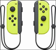 nintendo switch joy-con controllers duo, yellow logo