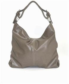 img 3 attached to Ladies / Hobos / Shoulder / Large / Leather McKIR 21-5 Coffee