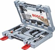 bosch premium x-line 76 tool kit (2608p00234), 76 pcs, gray logo