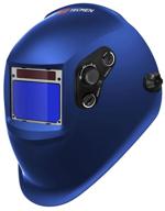 welding helmet tecmen adf730s 3.5/5-8/9-13 tm15 blue +extra kit logo