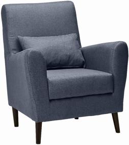 img 3 attached to Armchair Liberty upholstered material: matting Dream-Blue