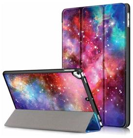 img 3 attached to Чехол для планшета Apple iPad 9 10.2 (2021) / iPad 8/7 10.2 (2020/2019), с красивым рисунком, прочный пластик (Космос)