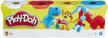 mass for molding play-doh set 4 cans, base colors, 448 gr, b6508/b5517 logo