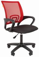 🪑 office computer chair chairman 696 lt in red, with mesh/textile upholstery логотип