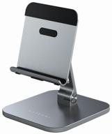 👨 sleek & stylish: satechi aluminum desktop stand for ipad pro - space grey - enhance your experience with durable aluminium design logo