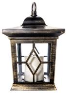 uniel светильник садовый usl-s-180/pt220 bronze lantern, цвет арматуры: бронзовый, цвет плафона бесцветный логотип