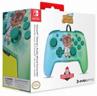 nintendo switch accessory: faceoff animal crossing wired controller logo
