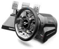 thrustmaster t-gt ii steering wheel, black logo