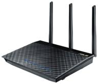 wi-fi router asus rt-ac66u, black логотип