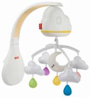 fisher-price e-mobile grp99 soothing clouds, white logo