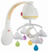 fisher-price e-mobile grp99 soothing clouds, white logo