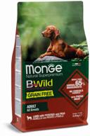 dry dog ​​food monge bwild feed the instinct, lamb, with potatoes, with peas 1 pack. x 1 pc. x 2.5 kg logo