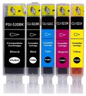 profiline pgi-520/cli-521 cartridge set for canon pixma-mp540, mp550, mp560, mp620, mp630, mp640, mx860, mx870, mp980, mp990, ip3600, ip00, ip00, 4700 logo