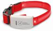 gps collar gmw tk909-gmw, neck circumference 30-55 cm, 1 pc., red logo