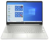 15.6" notebook hp 15s-eq2057ur, amd ryzen 5 5500u (2.1 ghz), ram 8 gb, ssd 256 gb, amd radeon vega 7, windows home, (4l668ea), natural silver logo