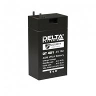 battery 4v - 1 ah "delta dt" (dt 401) logo