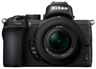 nikon z50 camera kit with nikkor z dx 16-50mm f/3.5-6.3 vr lens - black логотип