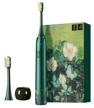 soocas electric toothbrush (x3u van gogh green) 2 nozzles, green logo
