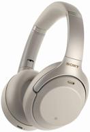 wireless headphones sony wh-1000xm3, silver logo