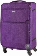 тканевый чемодан на 4-х колесах / багаж / средний м / 75 л / прочный и непромокаемый / тканевый логотип