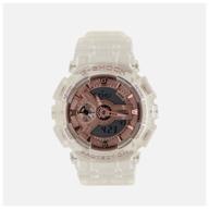 watch casio g-shock gma-s110sr-7a, transparent logo