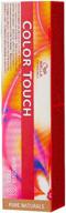 wella professionals color touch pure naturals hair color cream, 7/0 blond, 60 ml logo