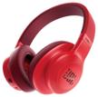 jbl e55bt wireless headphones, red logo