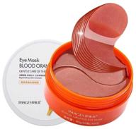 images red orange hydrogel eye mask orange eye mask delicate and smooth, 60 pcs. logo