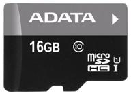 💨 high-performance adata microsdhc 16 gb class 10 uhs-i memory card with sd adapter: speed and versatility in one logo