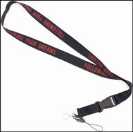 following your dreams following your dreams key chain / fabric key lanyard with carabiner / badge lanyard logo