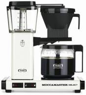 coffee maker drip moccamaster kbg741 select, white logo