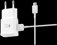 wall charger samsung ep-ta20 usb type-c cable, 15 w, white logo