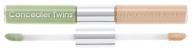 physicians formula concealer twins 2-in 1 correct & cover cream concealer, shade green/light logo
