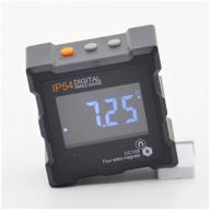 protractor electronic magnetic digital ip54 (black) / digital building level / inclinometer / sharpening / portable logo