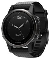 ⌚ garmin fenix ​​5s sapphire wi-fi smartwatch in black логотип