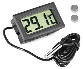 img 4 attached to Digital thermometer for swimming pool, aquarium, terrarium TPM-10