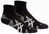 asics socks 2ppk cushioning sock men 3013a238-001 iv logo