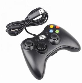 img 4 attached to Gamepad (gamepad) wired for Xbox 360 and PC, black