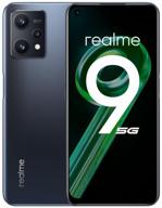 realme 9 5g snapdragon 695 4/128 gb global smartphone for russia, dual nano sim, black logo