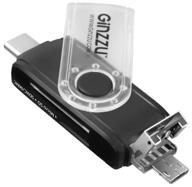 ginzzu gr-325b card reader black logo