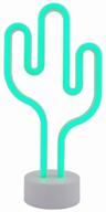 night light start neon cheerful cactus led, armature color: white, shade color: colorless logo