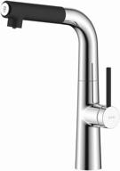 kitchen faucet (sink) iddis pure pursbfbi05 chrome/black логотип