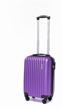 family suitcase on wheels l "case krabi bcp-12-02 (material: abs plastic, combination lock, removable wheels, size s, purple) logo