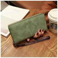 women's stylish purse, purse, wallet made of artificial leather, eco-leather, green logo