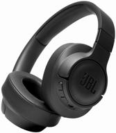 jbl tune 750btnc wireless headphones, black logo