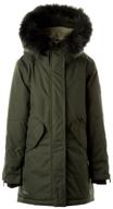 huppa vivian parka, size 146, 10057, dark green logo