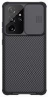 nillkin camshield pro case with camera protection for samsung galaxy s21 ultra black logo