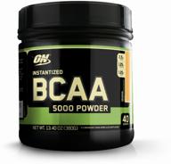 🍊 optimum nutrition bcaa 5000 powder, orange, 380g - boost performance and recovery! логотип